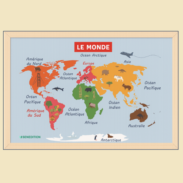 Carte du monde
